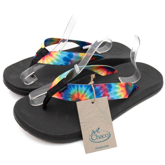 Chaco Men's Chillos Flip Flop Dark Tie Dye Size 11 - Picture 1 of 12